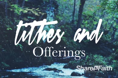 Amazing Grace Christian Tithes and Offerings Video