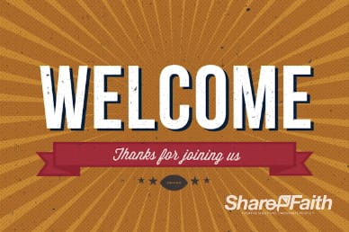 Big Game Party Ministry Welcome Video