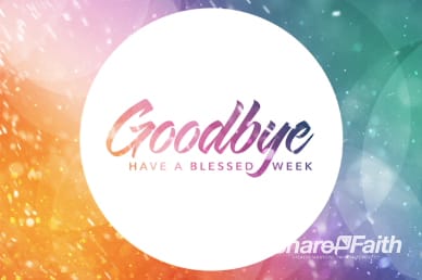 Easter Celebrate With Us Goodbye Video Loop