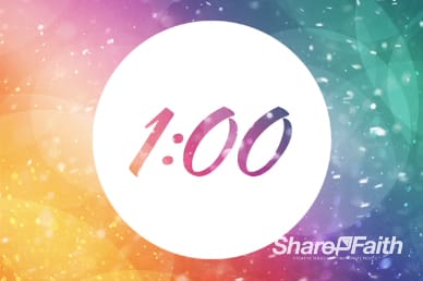 Easter Celebrate With Us Easter One Minute Countdown Timer