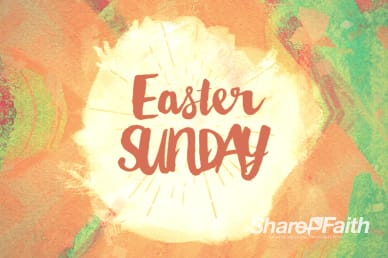 Easter Sunday Ministry Welcome Video Loop