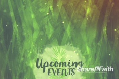 Palm Sunday Religious Announcements Motion Video