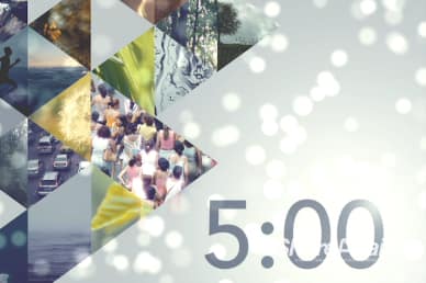 World 5 Minute Countdown Video Timer Loop