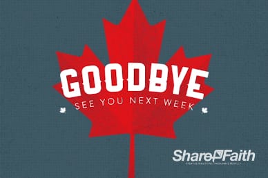 Canada Day Church Goodbye Motion Video