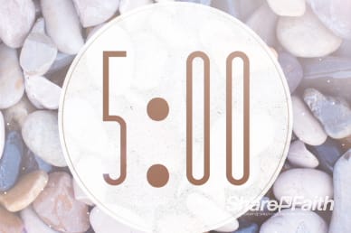 Conquering Giants Overcoming Fear Religious Five Minute Countdown Timer