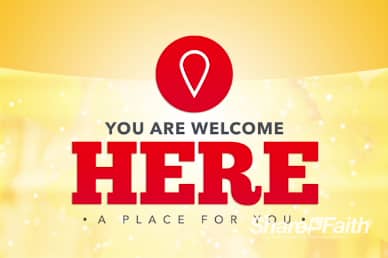 You Are Welcome Religious Welcome Video Loop