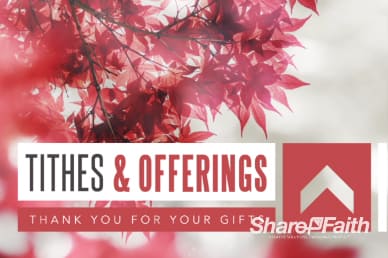 Prayer Service Ministry Tithes and Offerings Video Loop