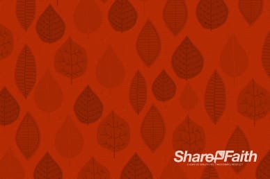 A Song of Thanksgiving Worship Video Loop