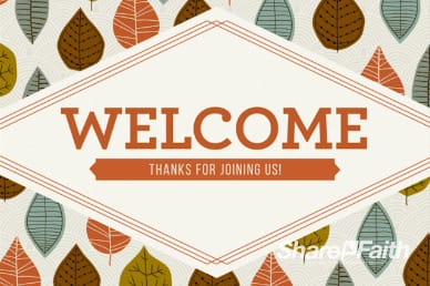 A Song of Thanksgiving Sermon Welcome Video Loop