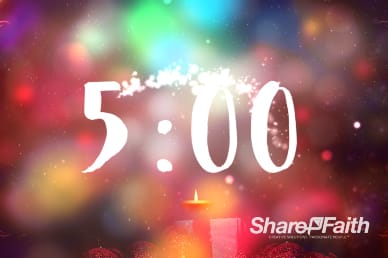 Merry Christmas to You and Yours Ministry Five Minute Countdown Timer