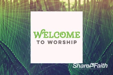 Palm Sunday Hosanna Welcome Video Loop