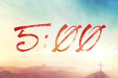 Risen Easter Sunday Countdown Timer Video