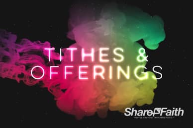 Holy Spirit Pentecost Tithes and Offerings Motion Loop