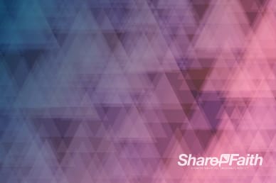 Abstract Fading Triangles Worship Motion Background