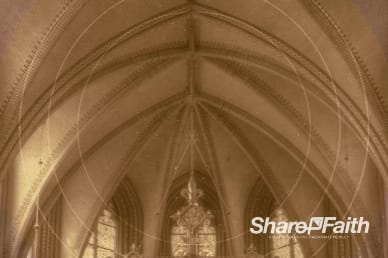 Circle Rings Cathedral Worship Video Loop