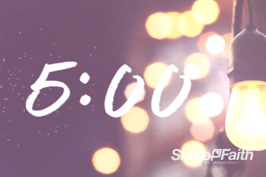 Be The Light Church Countdown Timer Video