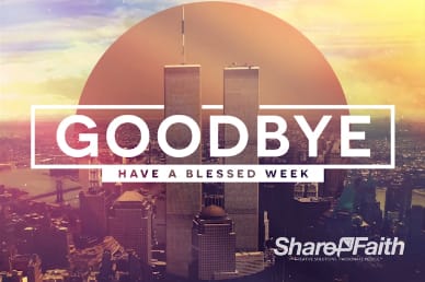 September 11 World Trade Center Memorial Goodbye Video Loop
