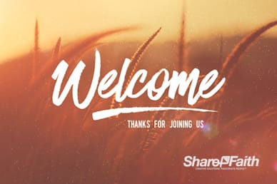 Give Thanks With A Grateful Heart Welcome Video Loop