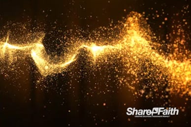 Light Particle Wave Worship Church Video Loop