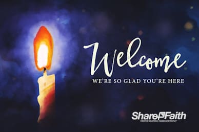 Christmas Eve Service Welcome Motion Loop