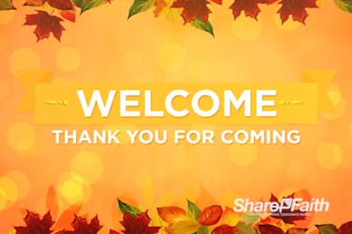 Happy Thanksgiving Blessings Welcome Motion Loop