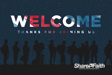 Veterans Day Honoring Those Who Served Welcome Motion Graphic