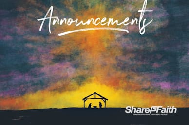 A Child Is Born Announcements Motion Graphic