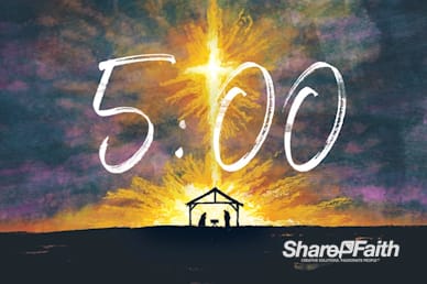 A Child Is Born Christmas Countdown
