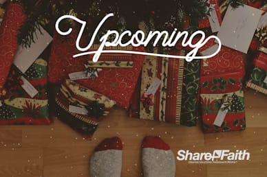 Christmas Unwrapped Church Announcements Motion Loop