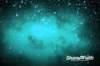 Green Rising Snow Christmas Motion Graphic