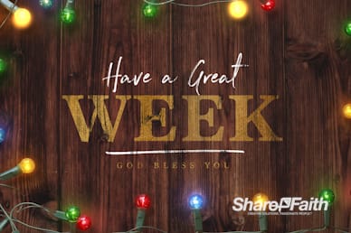 Home for the Holidays Goodbye Motion Graphic