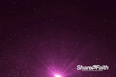 Magenta Rising Particles Motion Graphic