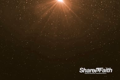 Golden Rising Particles Motion Graphic