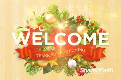May Your Days Be Merry And Bright Christmas Welcome Motion Loop