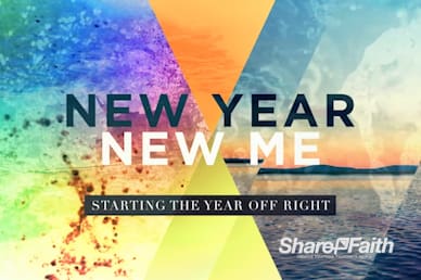 New Year New Me Title Video Loop
