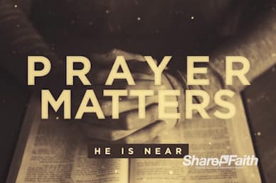 Scripture On Praying Title Motion Loop