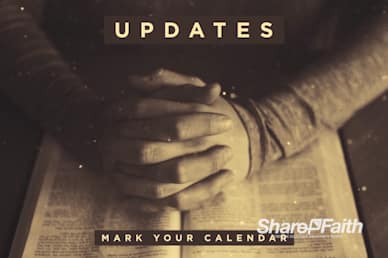 Scripture On Praying Announcements Motion Loop