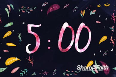Love Never Gives Up Church Countdown Timer