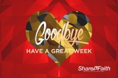 Create In Me A Pure Heart Goodbye Church Motion Graphic