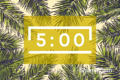 Palm Sunday Church Countdown Video