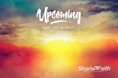 Easter Sunrise Announcements Motion Graphic