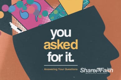 You Asked For It Church Motion Graphic