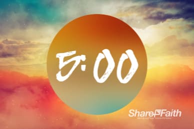 Easter Sunrise Countdown Timer