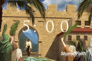 Palm Sunday Hosanna In The Highest Countdown Video