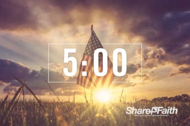 Memorial Day Weekend Church Countdown Timer