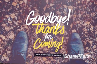 Let Your Yes Mean Yes Goodbye Motion Graphic