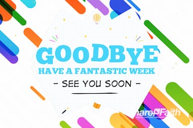 Sunday School Jelly Bean Goodbye Motion Graphic