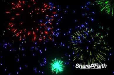 Slow Motion Fireworks Motion Background