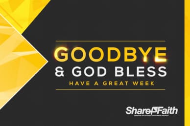 Pastor Appreciation Goodbye Motion Graphic