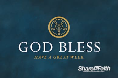 Martin Luther Reformation Day Goodbye Motion Graphic